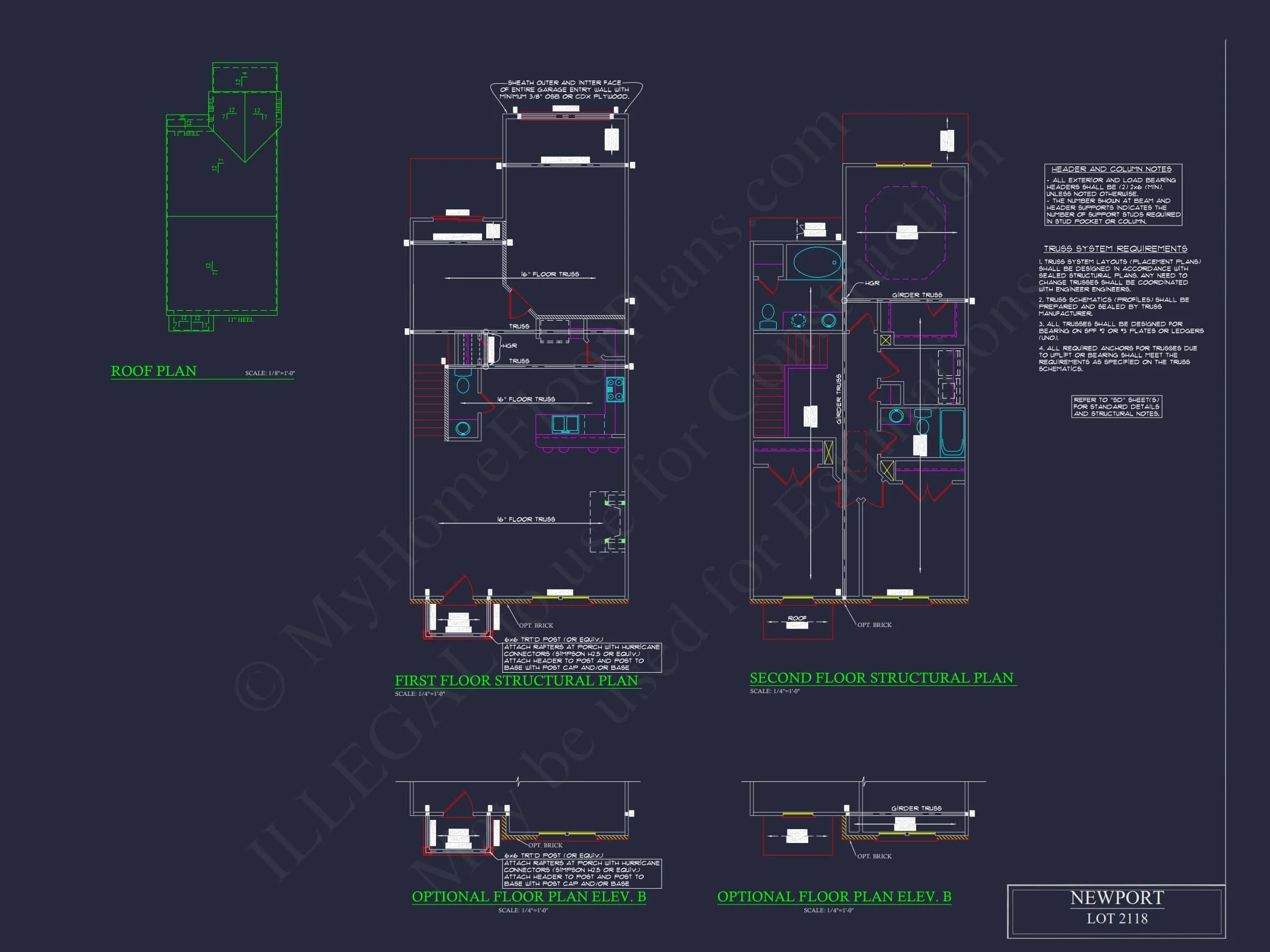 11-1083-1 7-UNIT TOWNHOUSE PLAN -Traditional Suburban Home Plan - 3-Bed, 2-Bath, 1,664 SF 22 Elegant 2-Story House Plan with Traditional Design