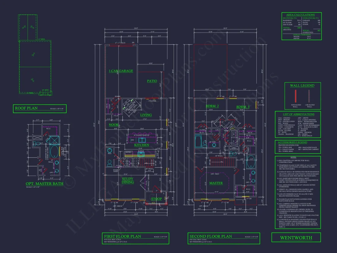 Elegant 2-Story House Plan with Traditional Design