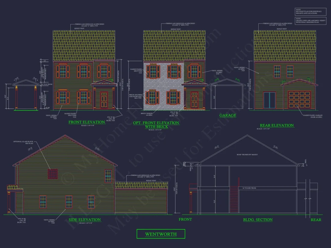 Elegant 2-Story House Plan with Traditional Design