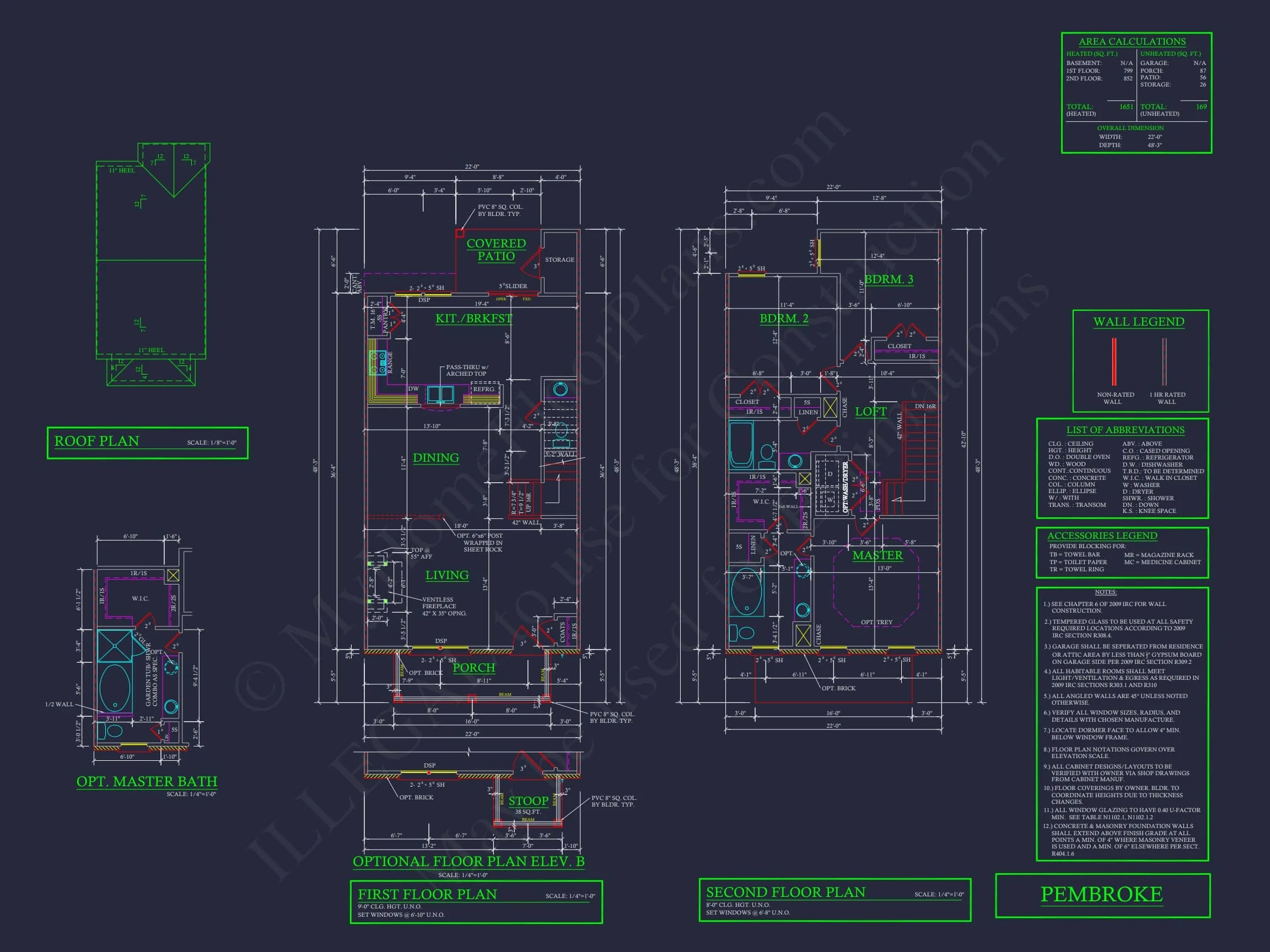 11-1083-1 7-UNIT TOWNHOUSE PLAN -Traditional Suburban Home Plan - 3-Bed, 2-Bath, 1,664 SF 26 Elegant 2-Story House Plan with Traditional Design