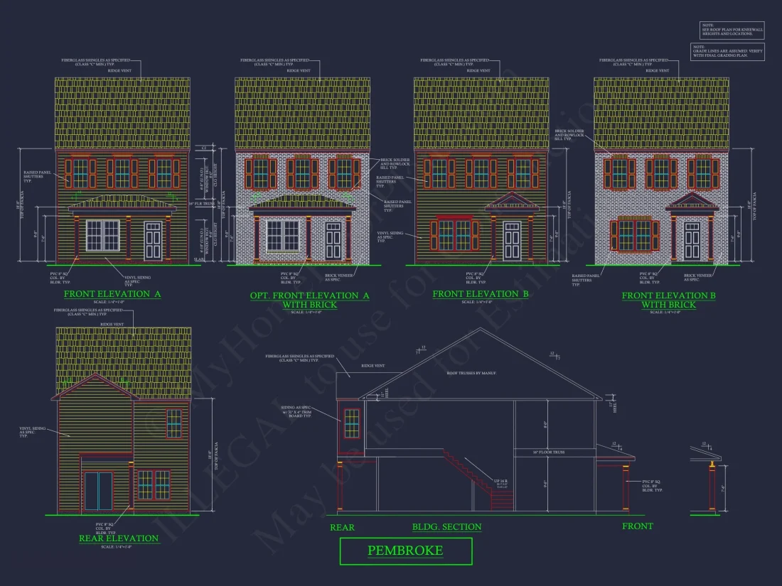 Elegant 2-Story House Plan with Traditional Design