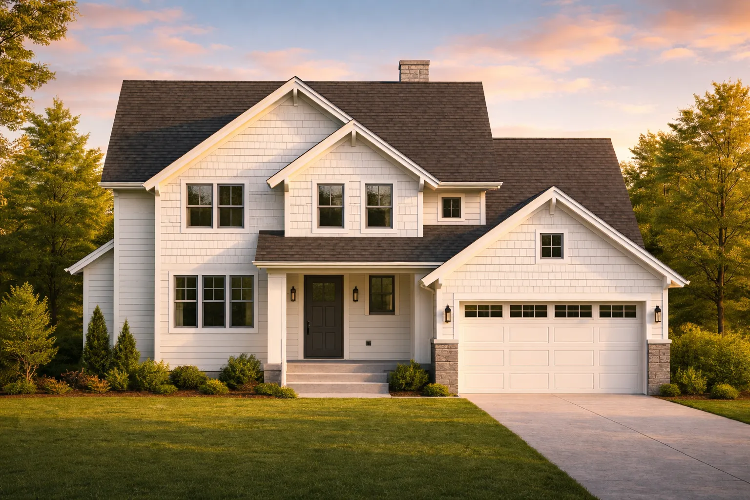 Spacious 2-Story Craftsman House Plan with 5 Bedrooms