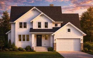 Plan  13-1406 - Aster Meadow Chalet  | New American - 5-Bed, 3.5-Bath, 2,357 SF