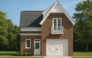 Plan  8-1160 - Aster Ridge House |  Colonial Revival Garage - 3-Bed, 3.25-Bath, 5,705 SF