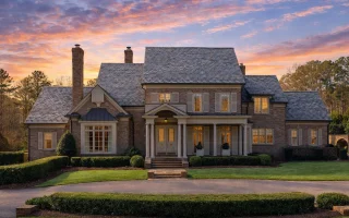 Plan  8-1569 - Aster Ridge Manor |  Colonial Revival - 5-Bed, 3.5-Bath, 8,090 SF