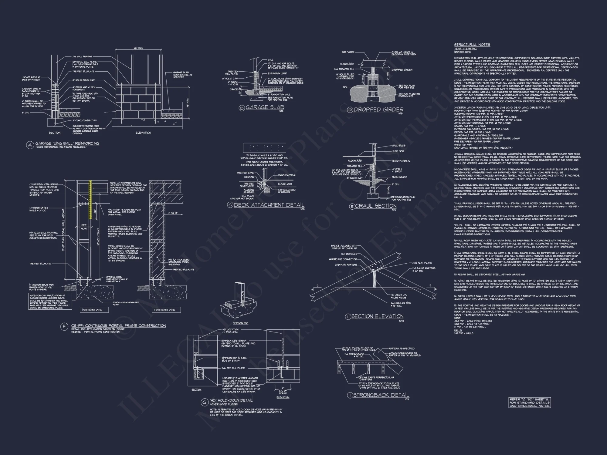 Single-Story Ranch House Plan with Open Layout and 3-Car Garage