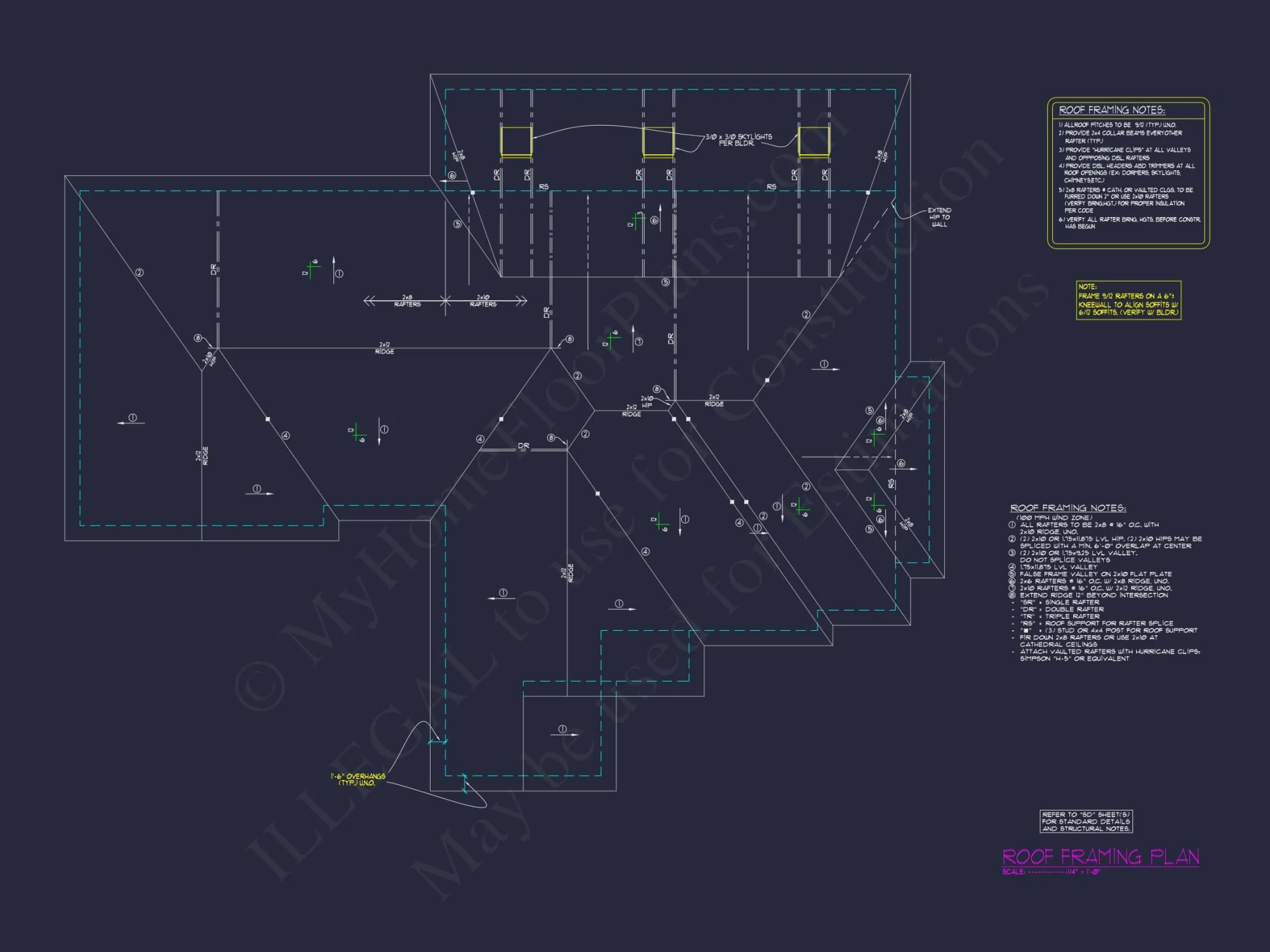 Single-Story Ranch House Plan with Open Layout and 3-Car Garage