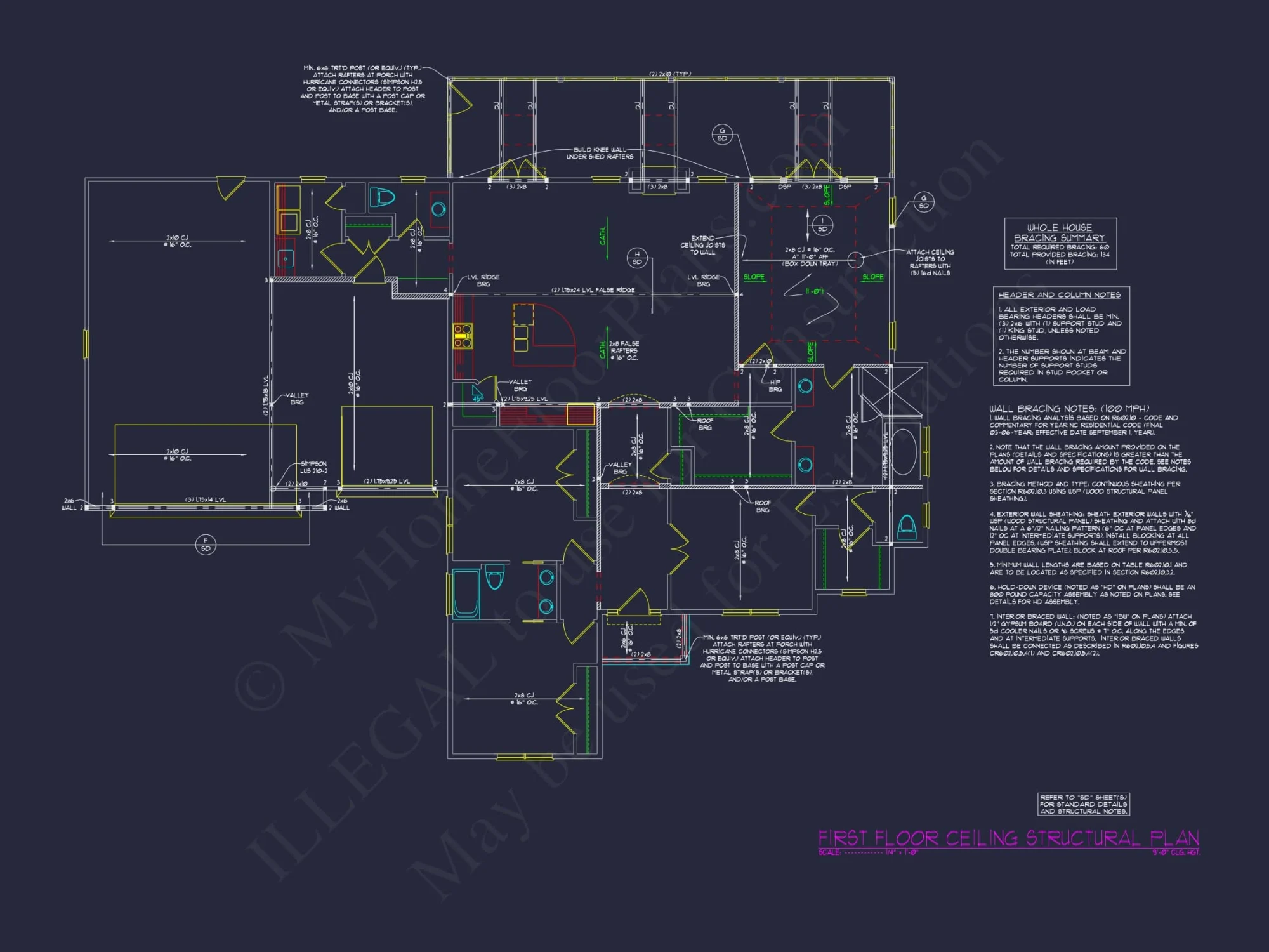 Single-Story Ranch House Plan with Open Layout and 3-Car Garage