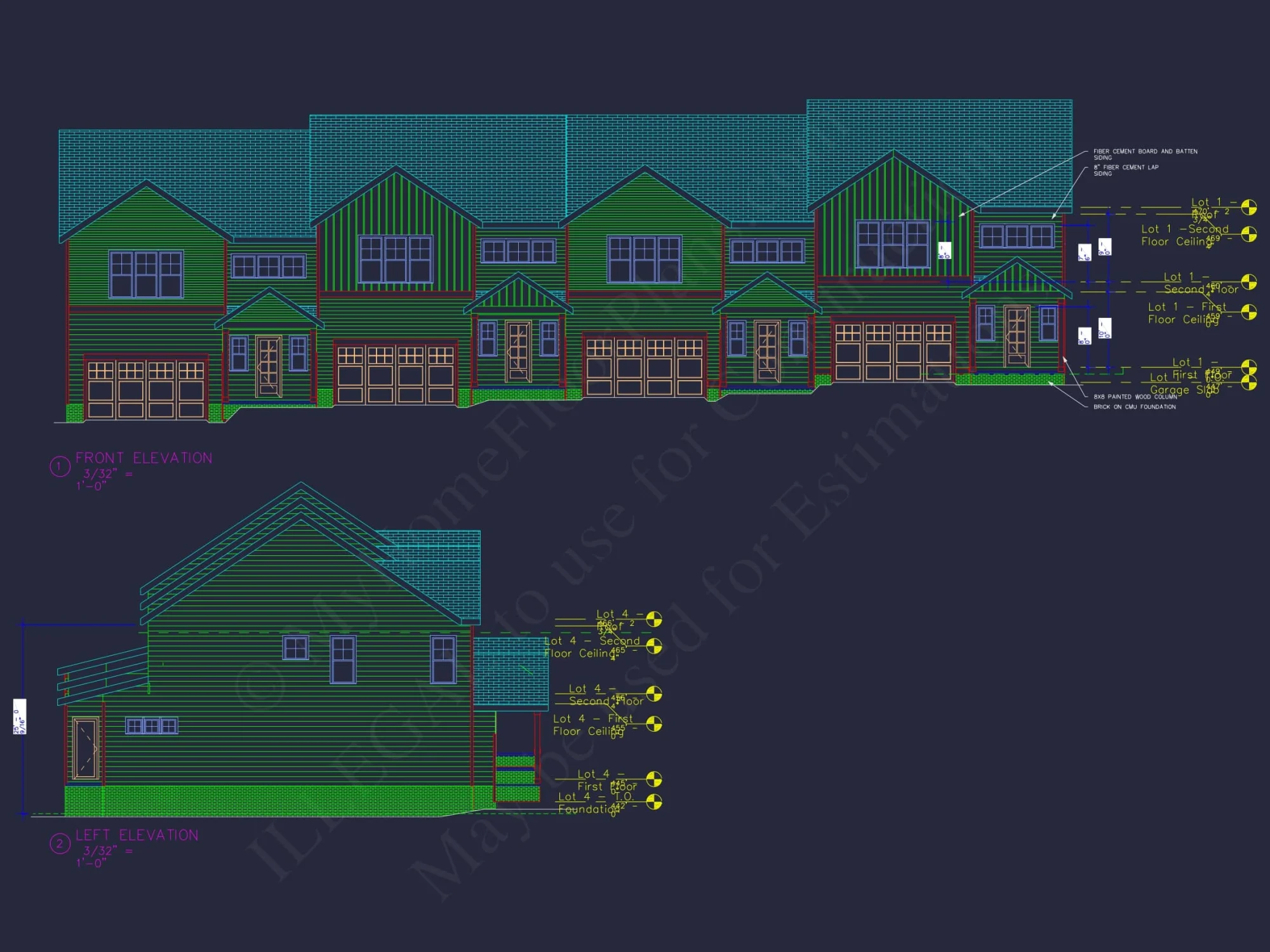 20-1148 4-UNIT TOWNHOME PLAN