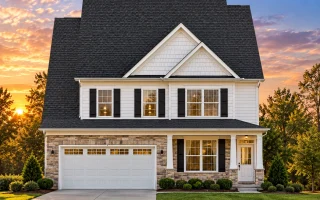 Plan  13-2010 - Aster Grove Hall |  Traditional Colonial - 4-Bed, 2.5-Bath, 3,375 SF