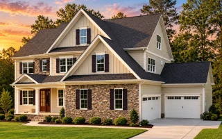 Plan  13-1098 - Aster Meadow Estate  | Traditional Colonial - 5-Bed, 4.5-Bath, 4,592 SF