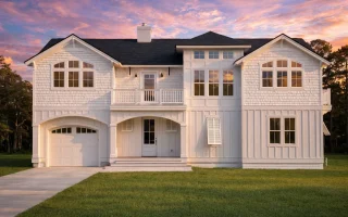 Plan  15-1734 - Aster Ridge Villa |  Coastal Farmhouse - 4-Bed, 4.5-Bath, 2,996 SF