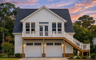 Plan  17-1263 - Aster Ridge Lodge |  Cape Cod Garage - 1-Bed, 1-Bath, 247 SF