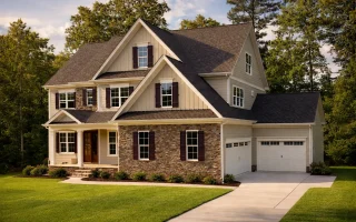 Plan  13-1098 - Aster Meadow Estate  | Traditional Colonial - 5-Bed, 4.5-Bath, 4,592 SF