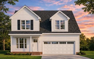 Plan  20-1838 - Effect Estate |  Traditional Colonial - 3-Bed, 2.5-Bath, 1,532 SF