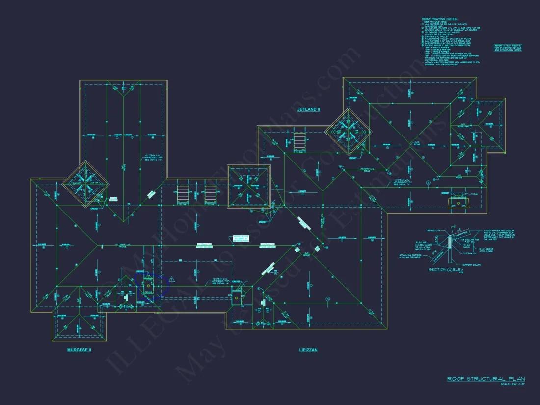 Luxury Triplex House Plan with Modern CAD Designs & Spacious Layout