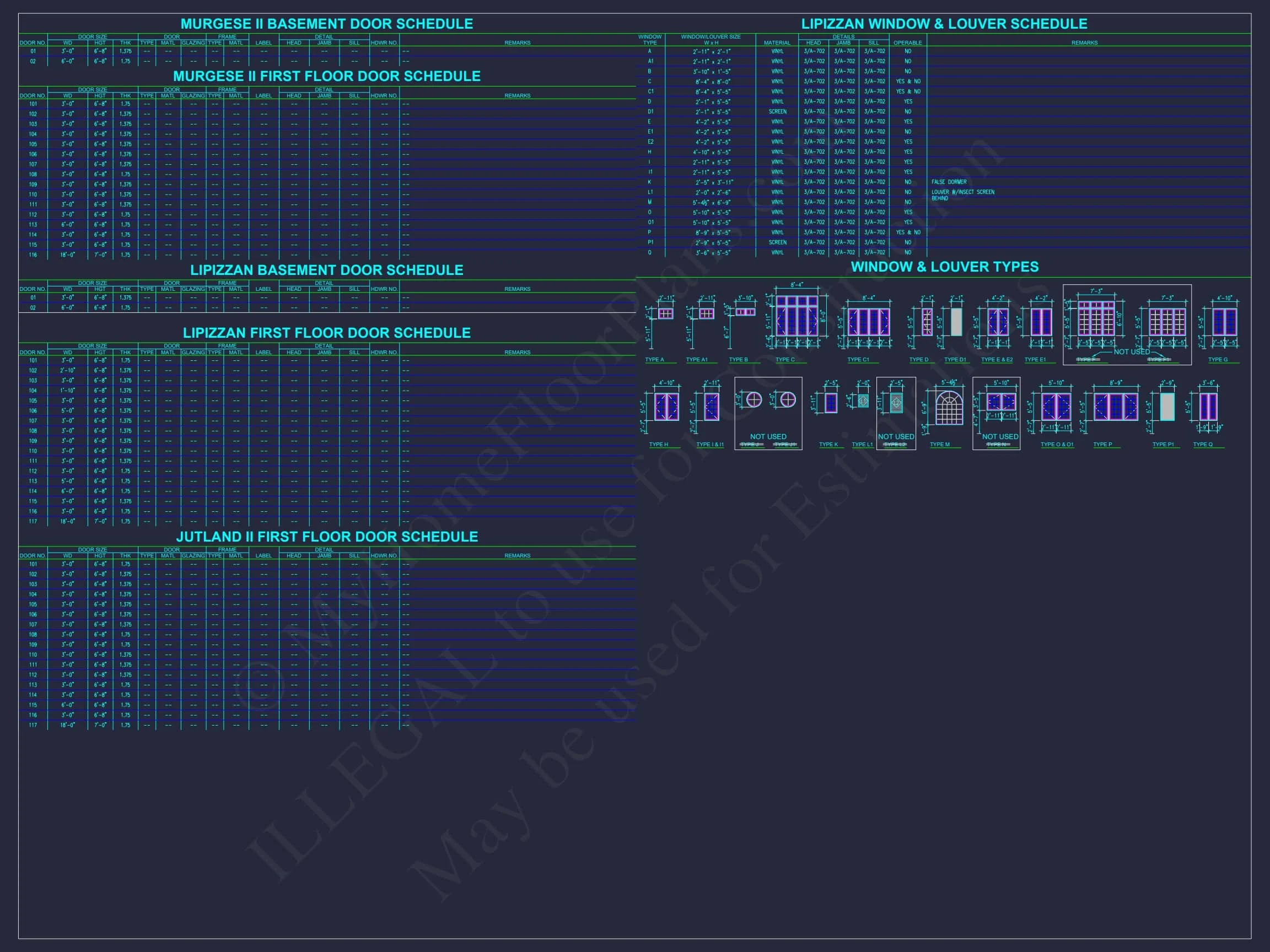 Luxury Triplex House Plan with Modern CAD Designs & Spacious Layout