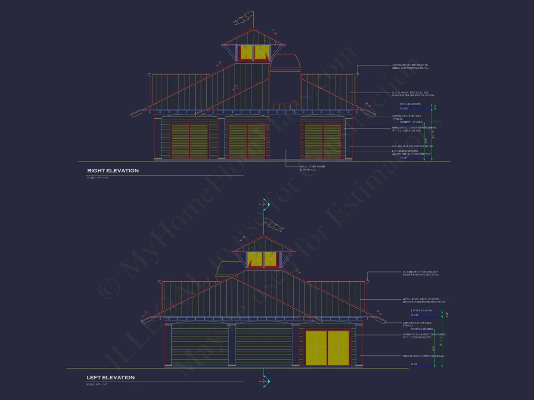 Modern Pool and Clubhouse Floor Plan with CAD Designs