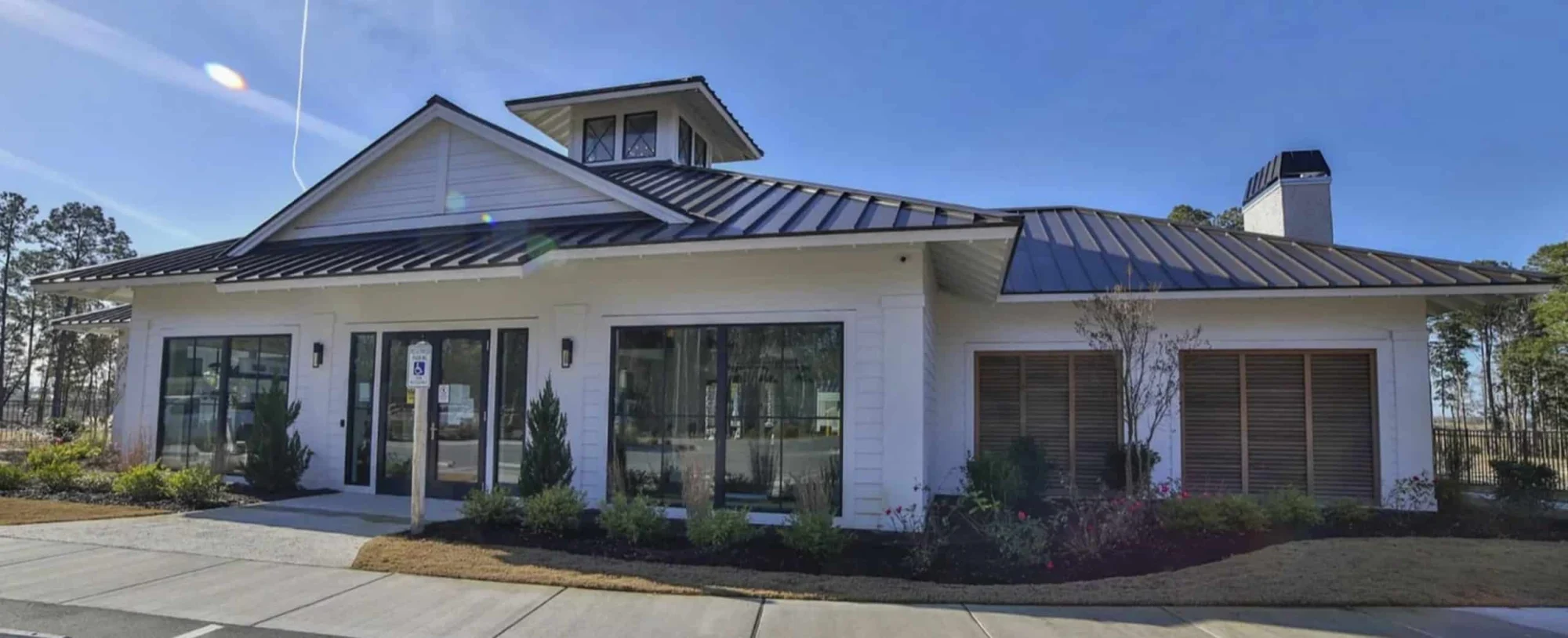 Modern Pool and Clubhouse Floor Plan with CAD Designs