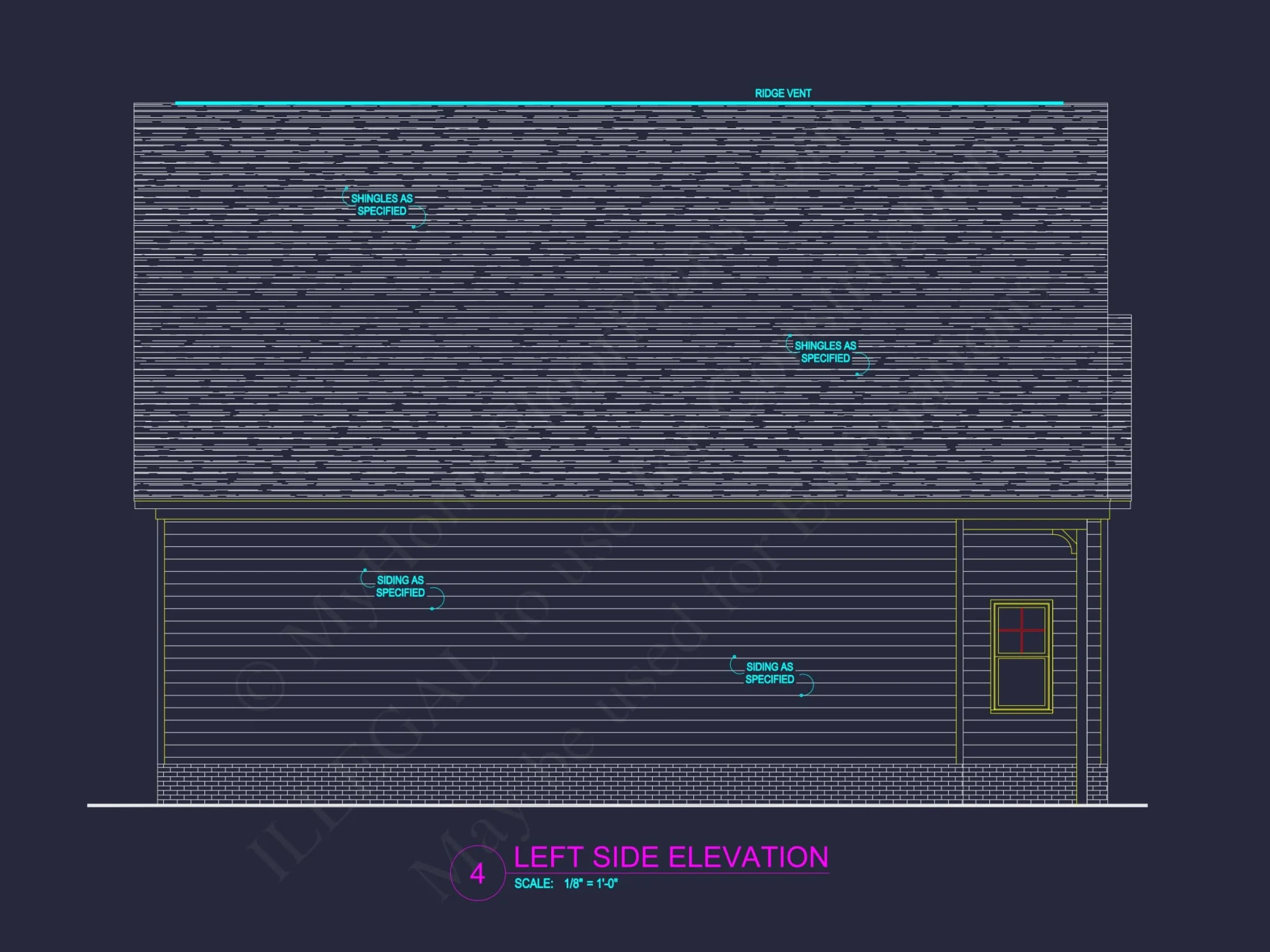 Modern Garage & Workshop Home Plan with 2 Floors in CAD