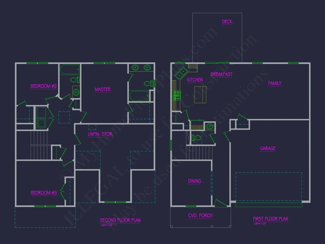 Modern 2-Story House Plan with Open Floor Layouts and Craftsman Curb Appeal