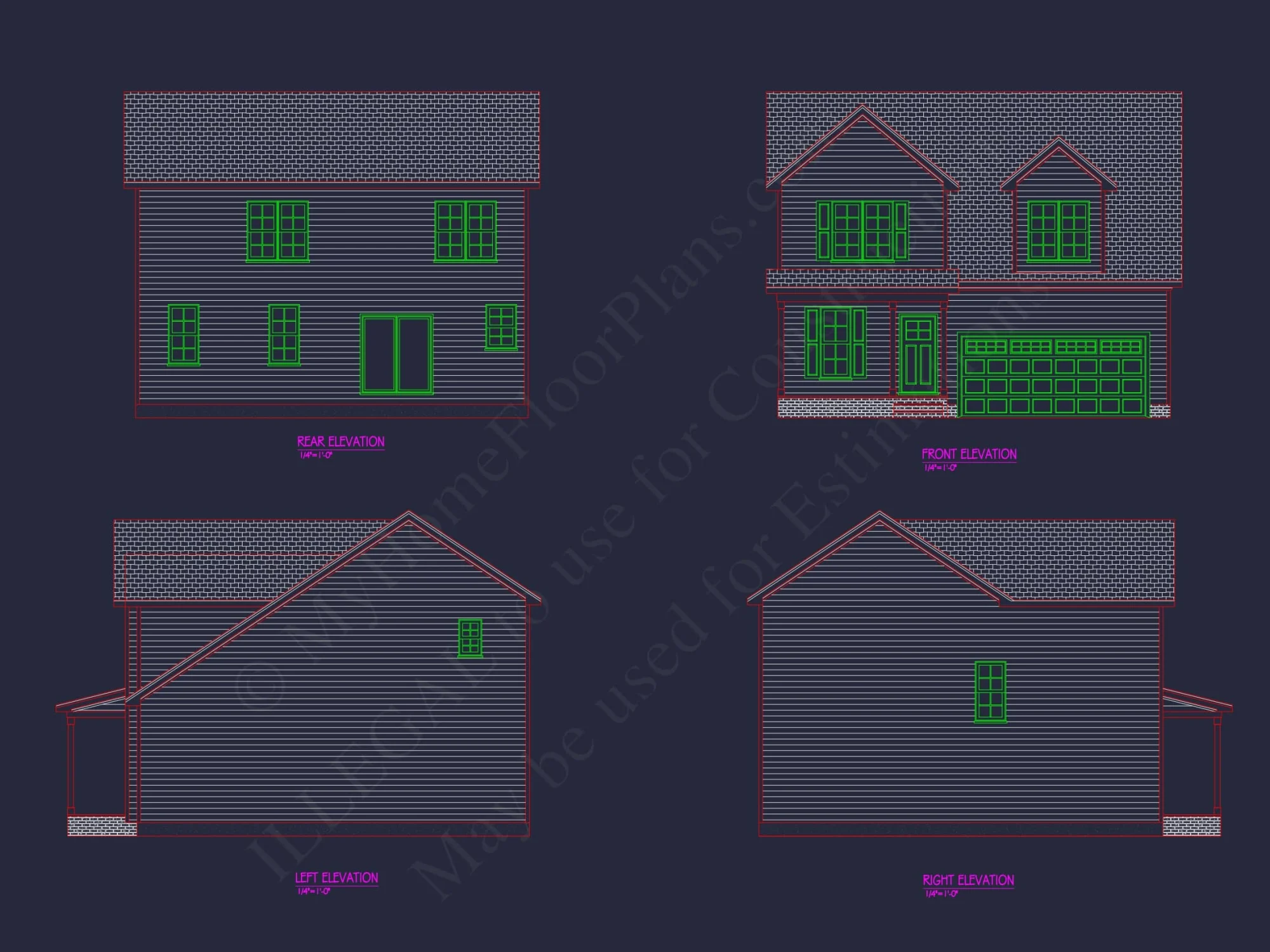 Modern 2-Story House Plan with Open Floor Layouts and Craftsman Curb Appeal