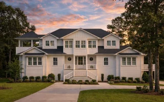 Plan  18-1638 - Aster Grove Manor |  Coastal Traditional - 5-Bed, 4-Bath, 3,784 SF