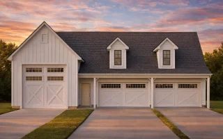 Plan  11-1201 - Deed Estate | Modern  Farmhouse Garage - 2-Bed, 1-Bath, 5,496 SF