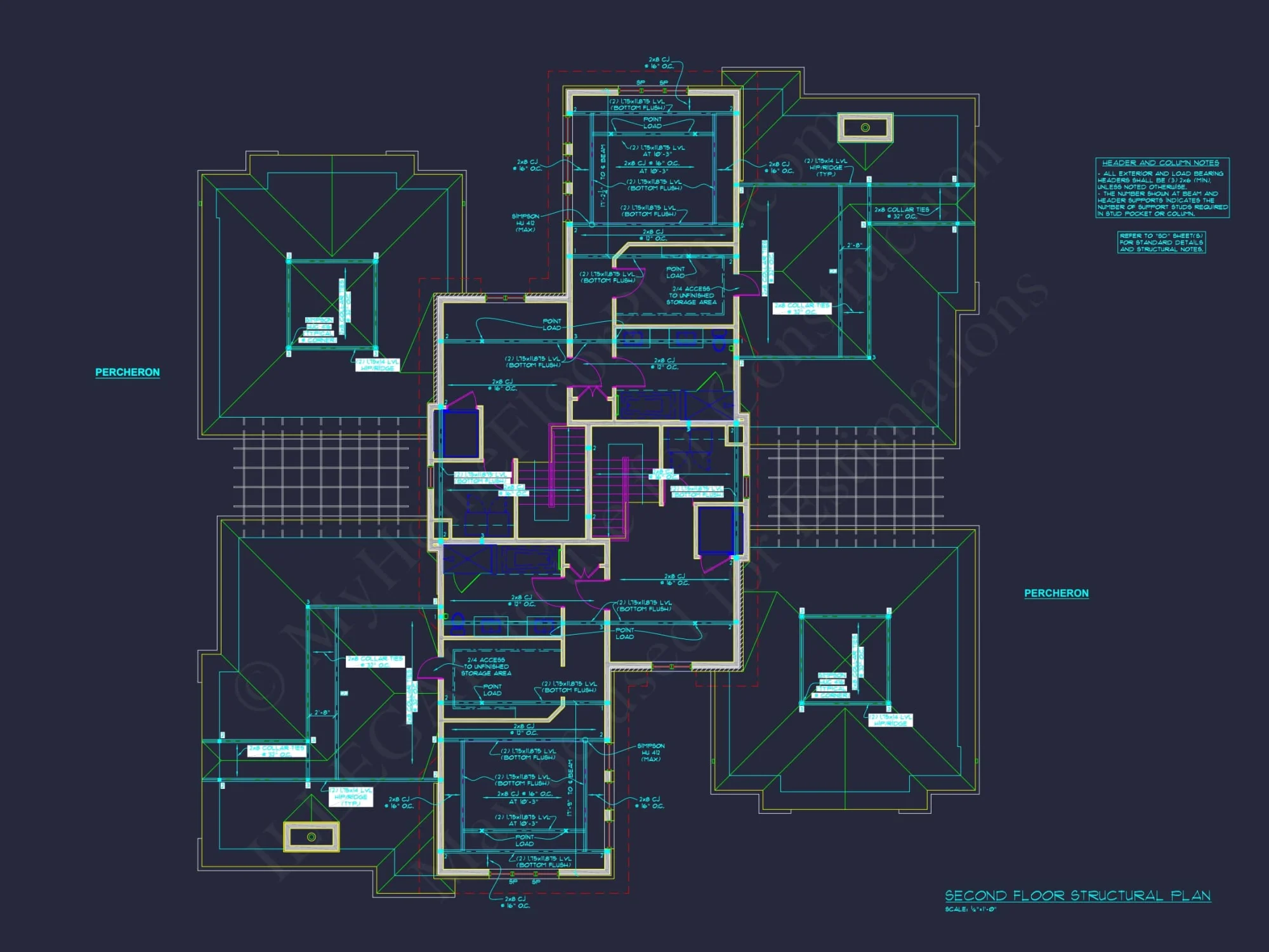 Modern 2-Story House Plan with Balcony, Bonus Room & Vaulted Ceilings