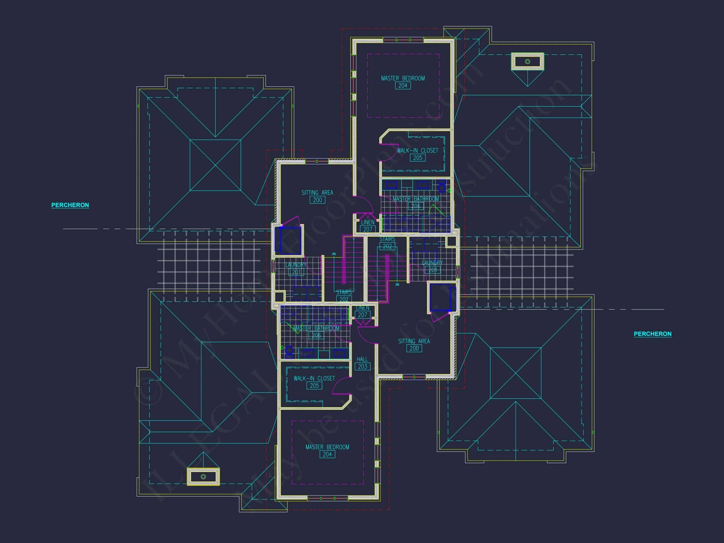 Modern 2-Story House Plan with Balcony, Bonus Room & Vaulted Ceilings