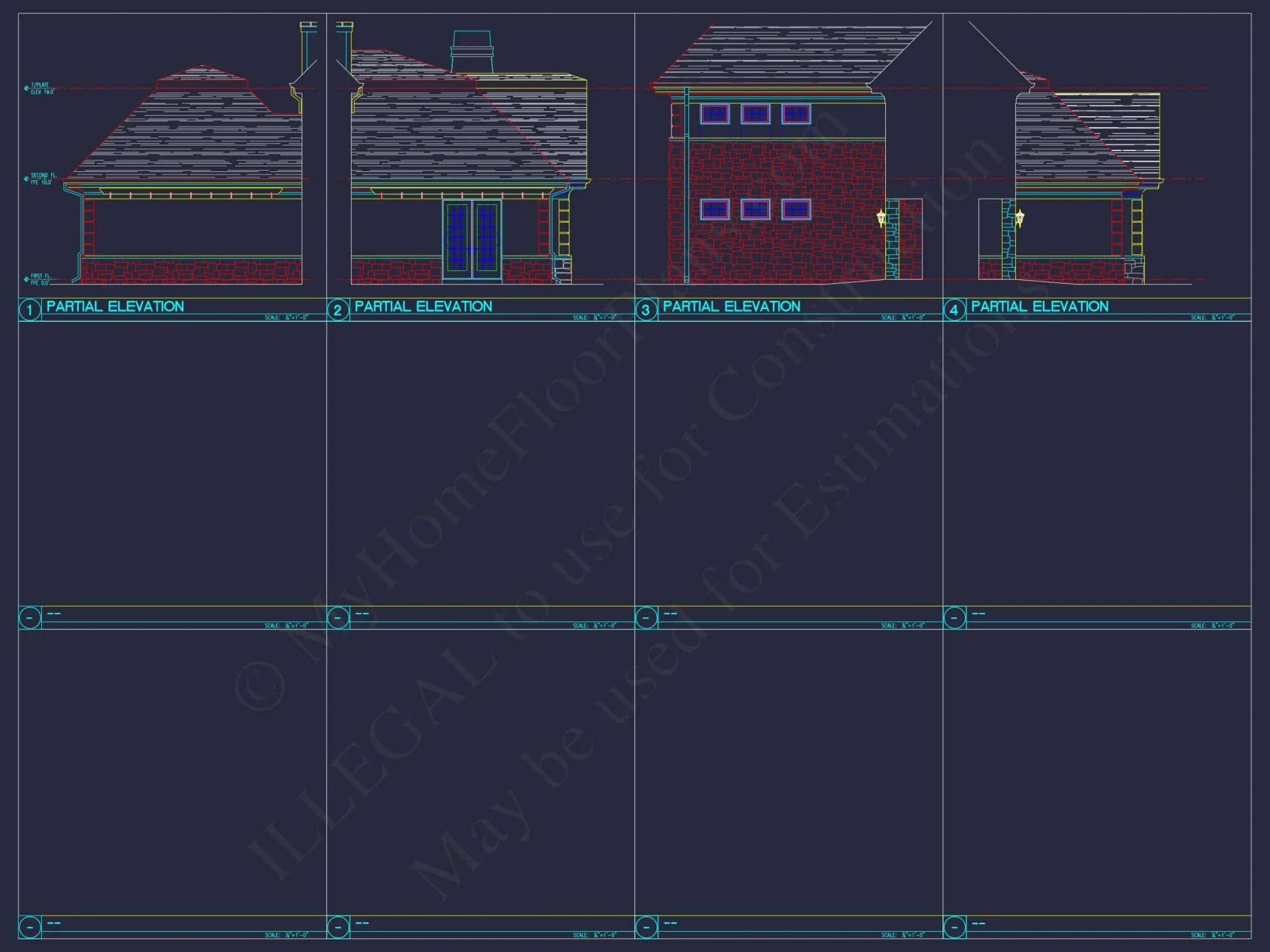 Modern 2-Story House Plan with Balcony, Bonus Room & Vaulted Ceilings