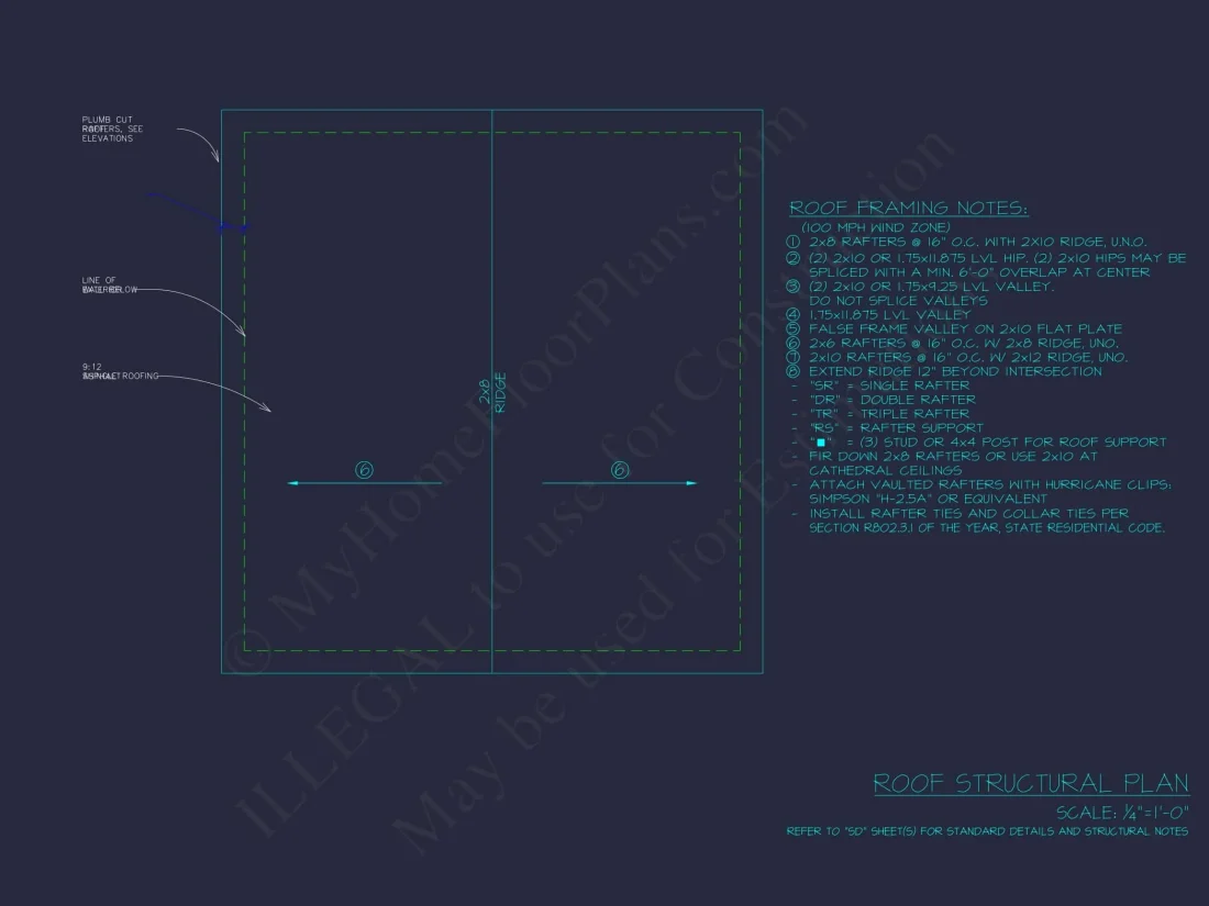 Garage & Workshop House Plan with CAD Blueprints and Designs