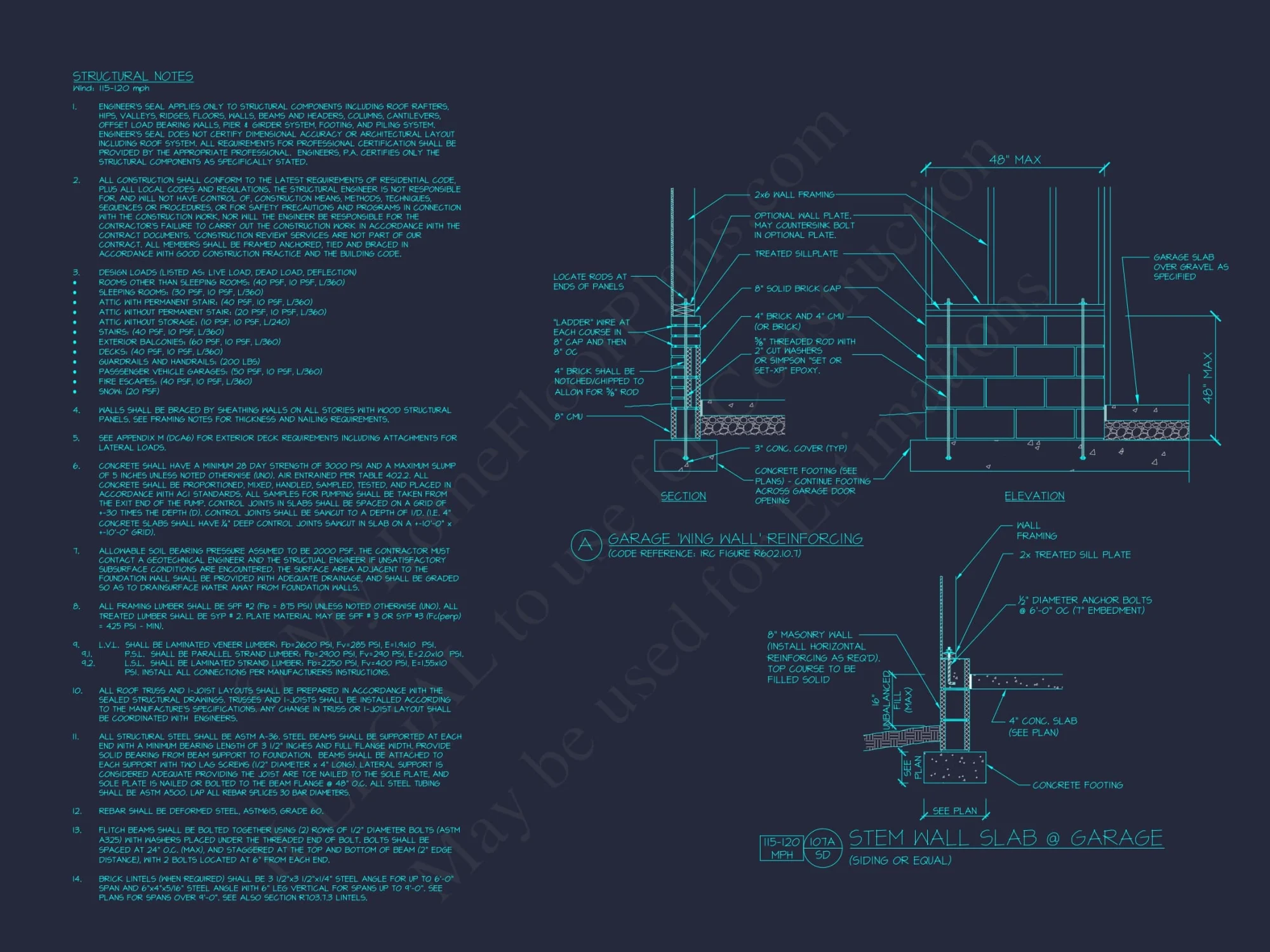 Garage & Workshop House Plan with CAD Blueprints and Designs