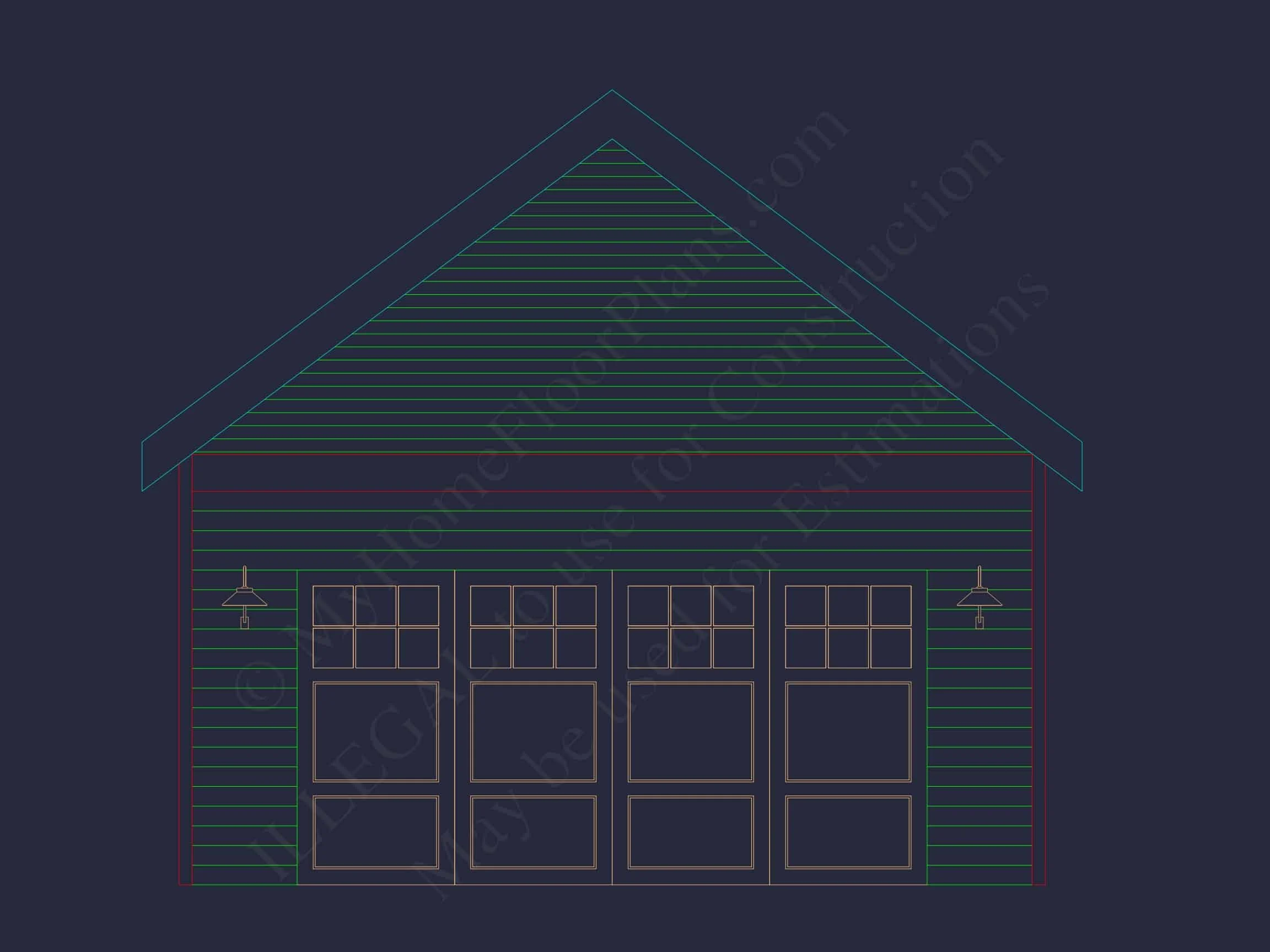 19-1233 HOUSE PLAN - Garage & Workshop House Plan with CAD Blueprints and Designs 2 Garage & Workshop House Plan with CAD Blueprints and Designs