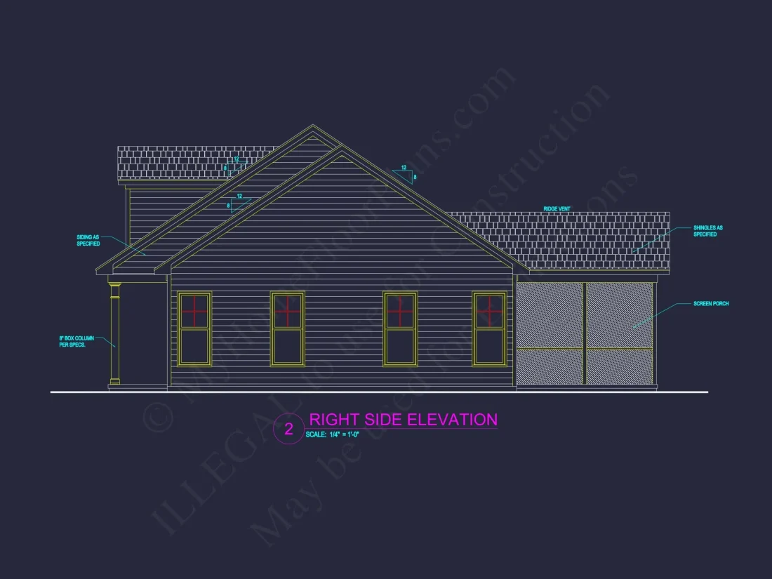 Efficient Small Home Plan with Garage – Floor Plan CAD & Designs
