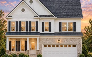 Plan  8-1052 - Stroll Manor |  Traditional Colonial - 4-Bed, 2.5-Bath, 2,629 SF