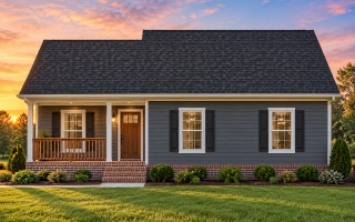 Plan  11-1917 - Scene House |  Traditional Cottage - 3-Bed, 2-Bath, 1,090 SF
