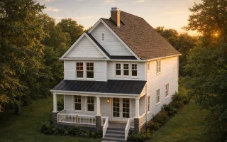 Plan  19-1745 - Actor Estate |  American Foursquare - 3-Bed, 2-Bath, 2,696 SF