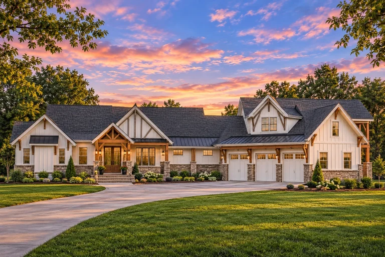 Modern Home Floor Plan with CAD Designs and Luxury Blueprints