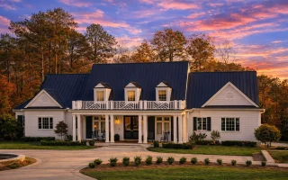 Plan  19-1688 - Game Manor |  Southern Farmhouse - 4-Bed, 5-Bath, 5,355 SF
