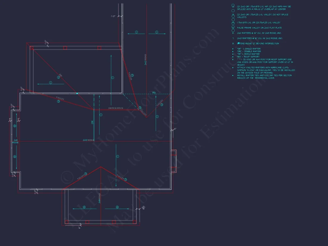 Elegant Home Plan with Blueprint for Modern Family Living