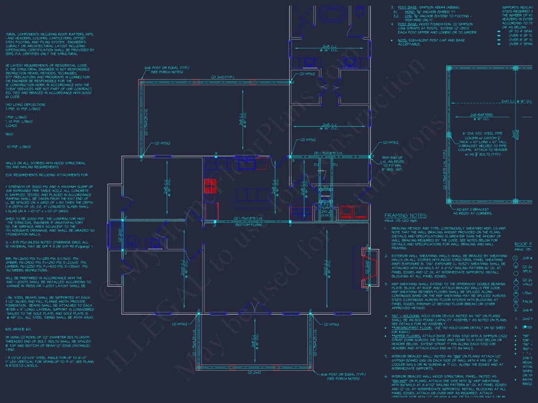 Elegant Home Plan with Blueprint for Modern Family Living