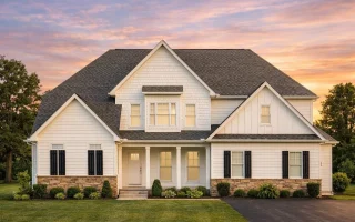 Plan  16-1292 - Shadow Manor | New  American - 4-Bed, 3.5-Bath, 2,980 SF