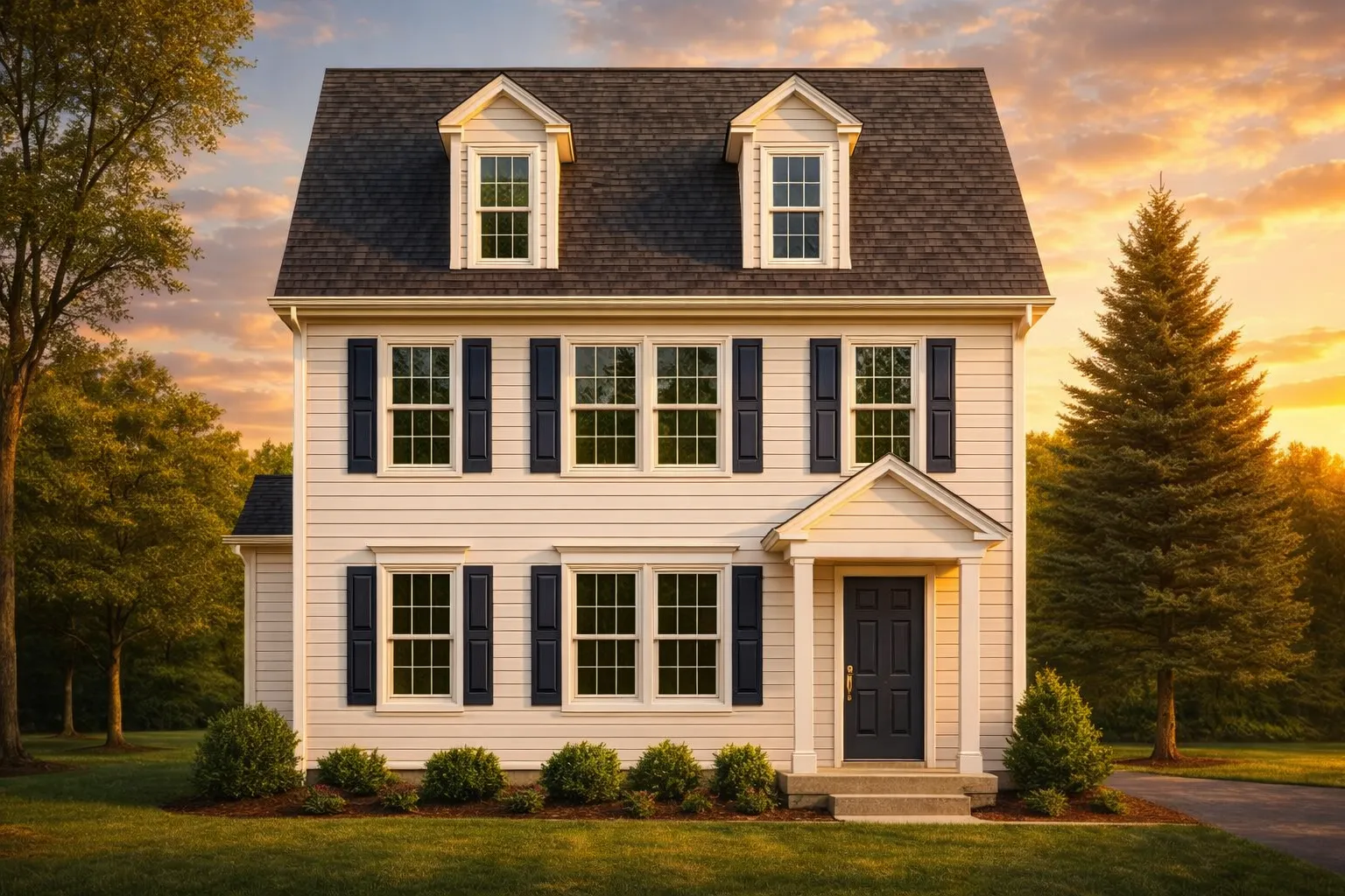 House Plans with Gourmet Kitchen 3 2-Story 3-Bedroom Home Plan with Classic Charm & Patio Access