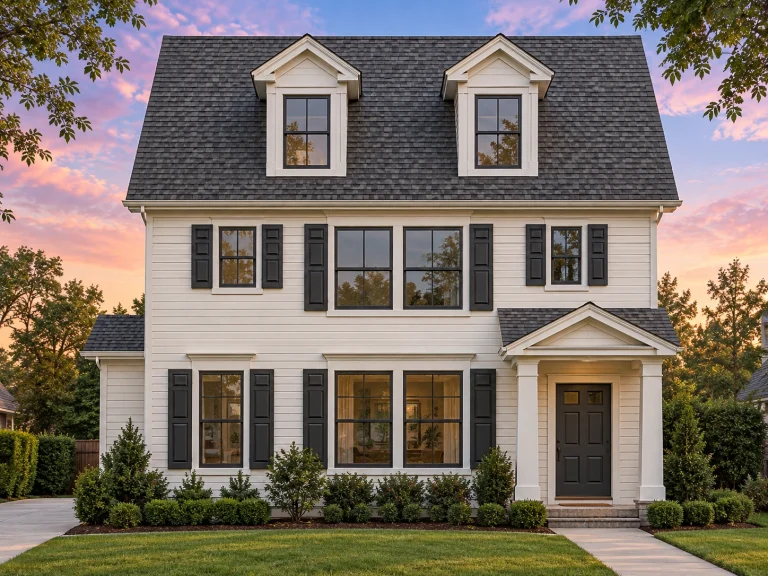 2-Story 3-Bedroom Home Plan with Classic Charm & Patio Access