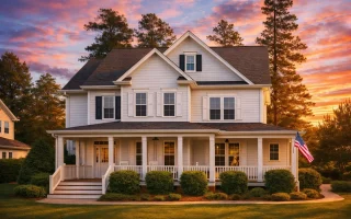 Plan  10-1360 - The Illusion |  Colonial Revival - 5-Bed, 3.5-Bath, 2,719 SF