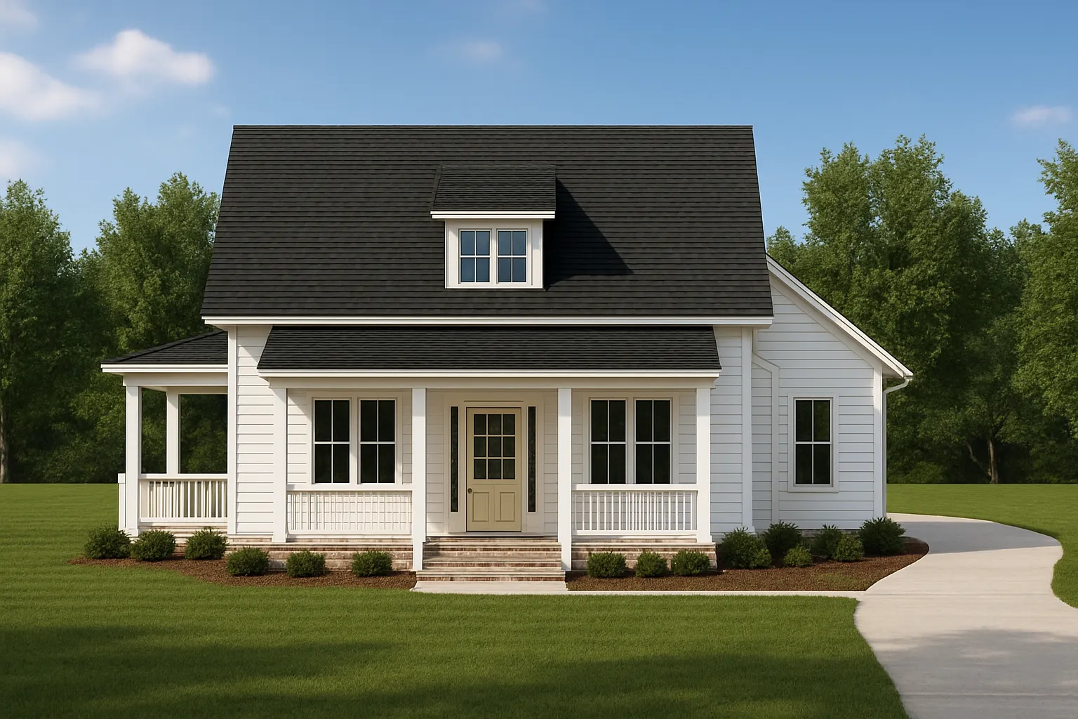 4-Bed, 3-Bath, 2400 SF Craftsman House Plan