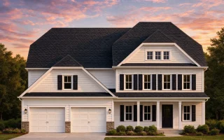 Plan  13-1518 - Treaty House | New  American - 4-Bed, 4.5-Bath, 4,728 SF