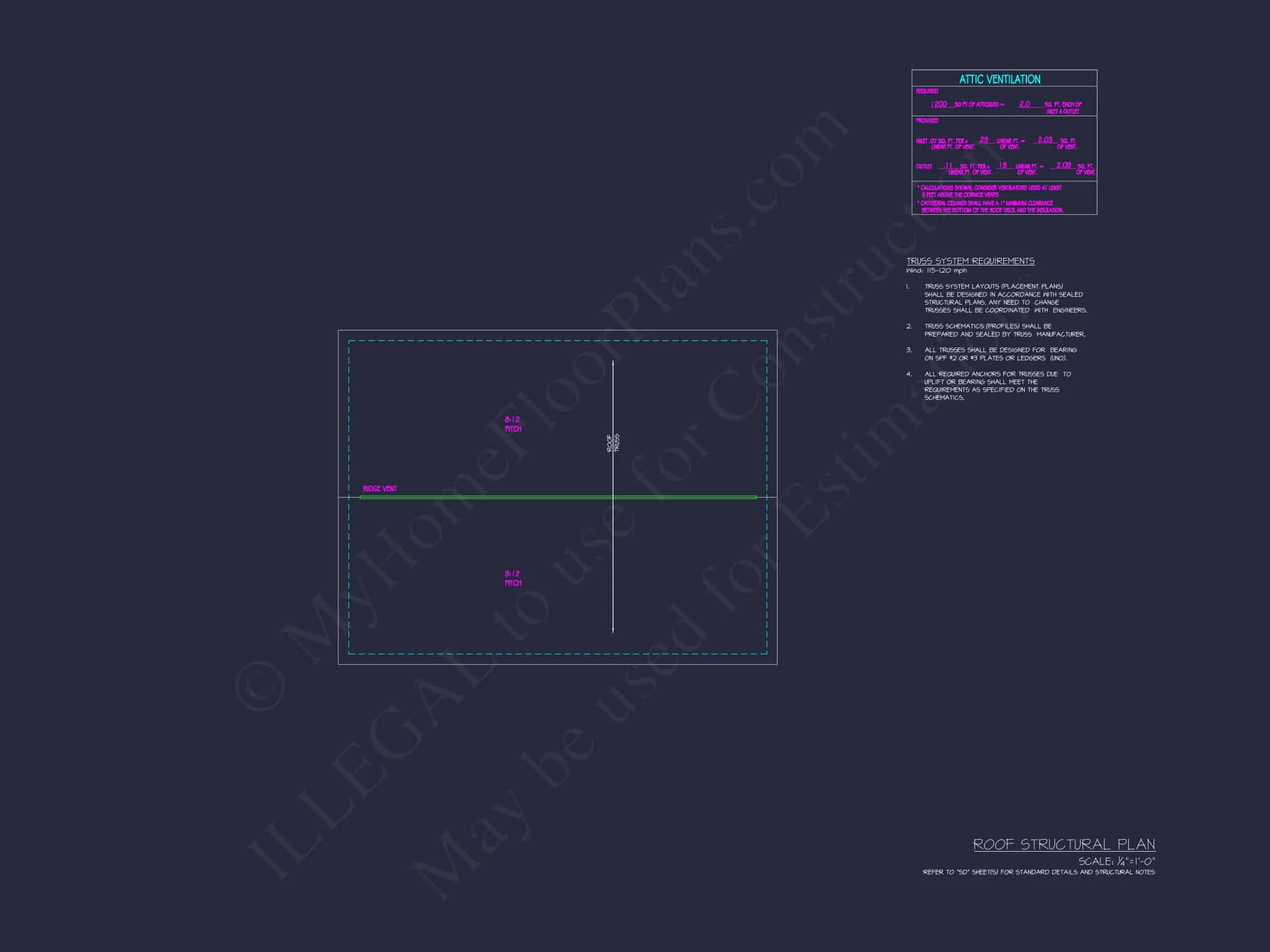 19-1653 GARAGE PLAN - Garage House Plan with CAD Designs and Detailed Blueprint 4 Versatile Garage House Plan with CAD Designs & Vaulted Ceilings