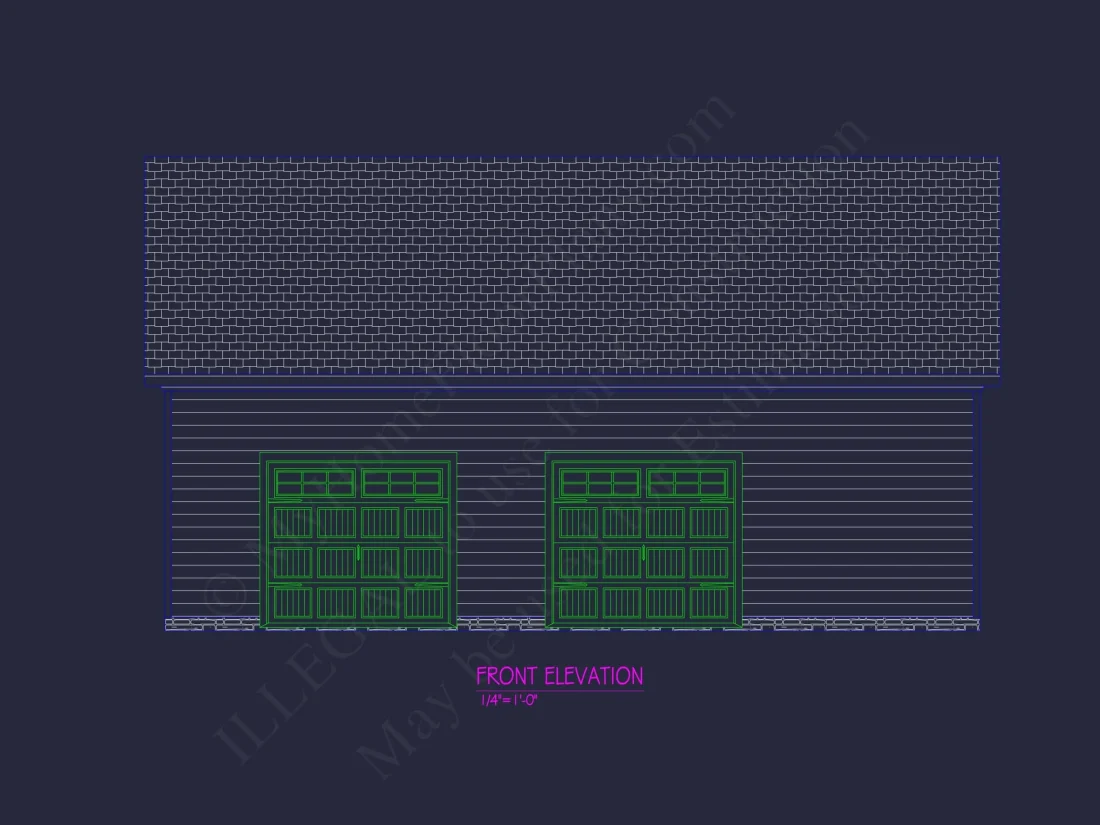 Versatile Garage House Plan with CAD Designs & Vaulted Ceilings